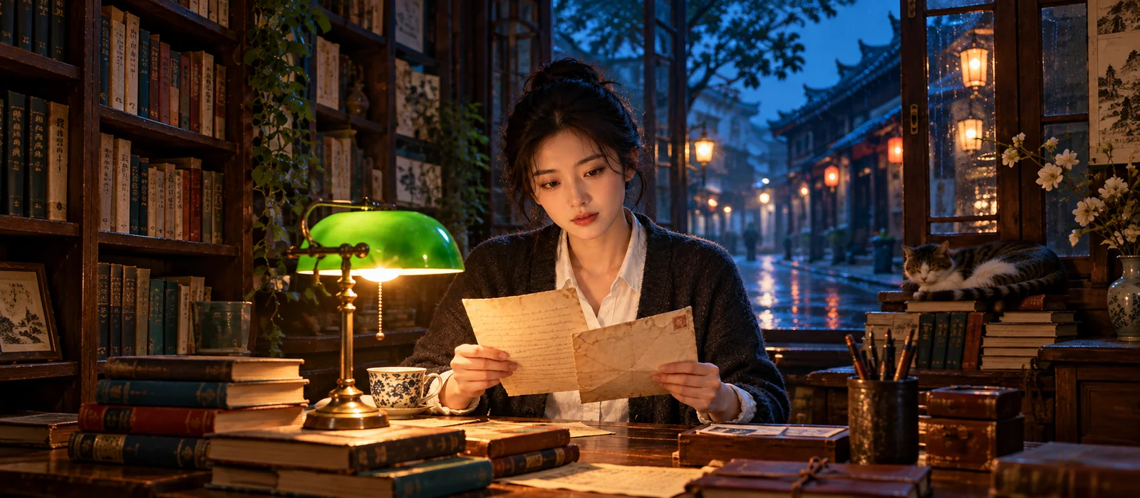 黄果短剧官网《深夜书店的留灯人》绿灯留给夜读者，不再留给旧怨