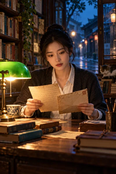 黄果短剧官网《深夜书店的留灯人》剧情海报